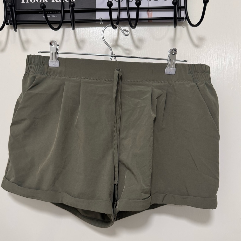 Zyia Olive Green Active Shorts